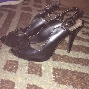 Black high heels